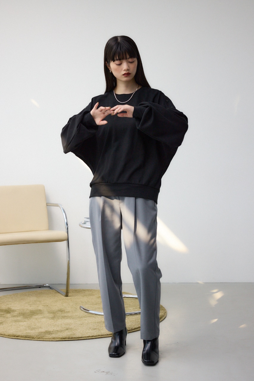 ドルマンカットトップス BLK FREE