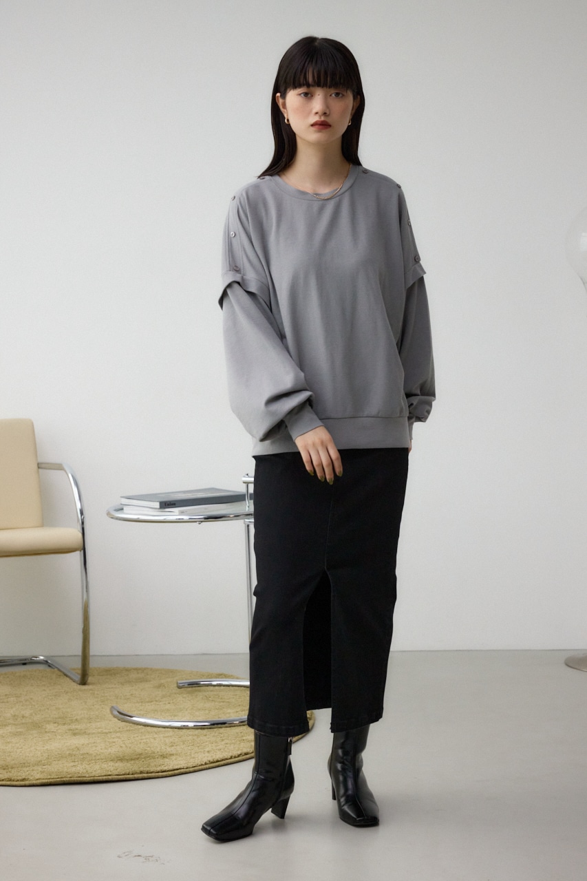 ドルマンカットトップス GRY FREE