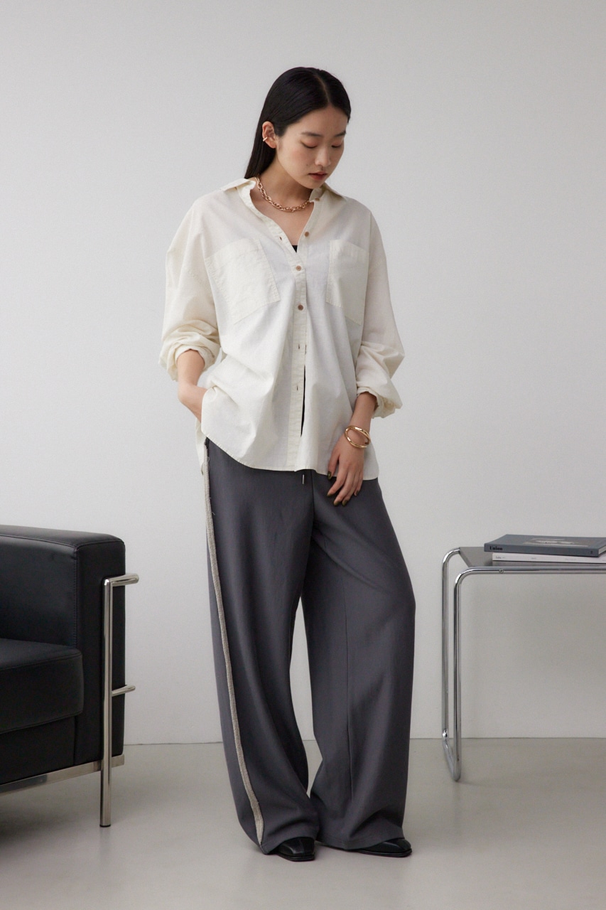 ウラケワイドパンツ C.GRY FREE