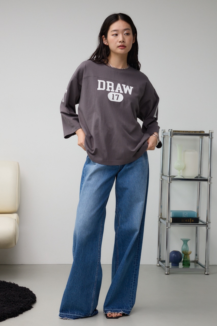 JM フットボールTシャツ C.GRY FREE