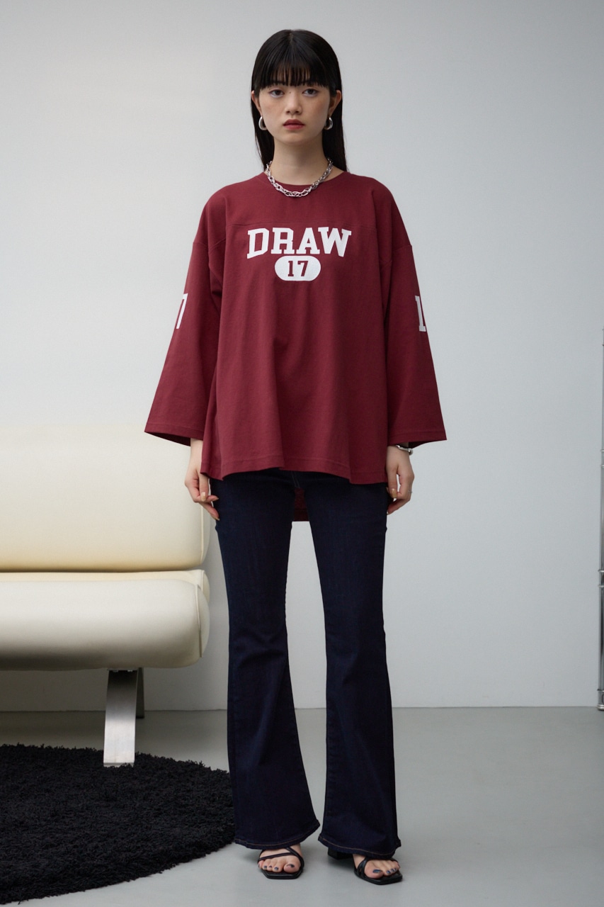 JM フットボールTシャツ D/RED FREE