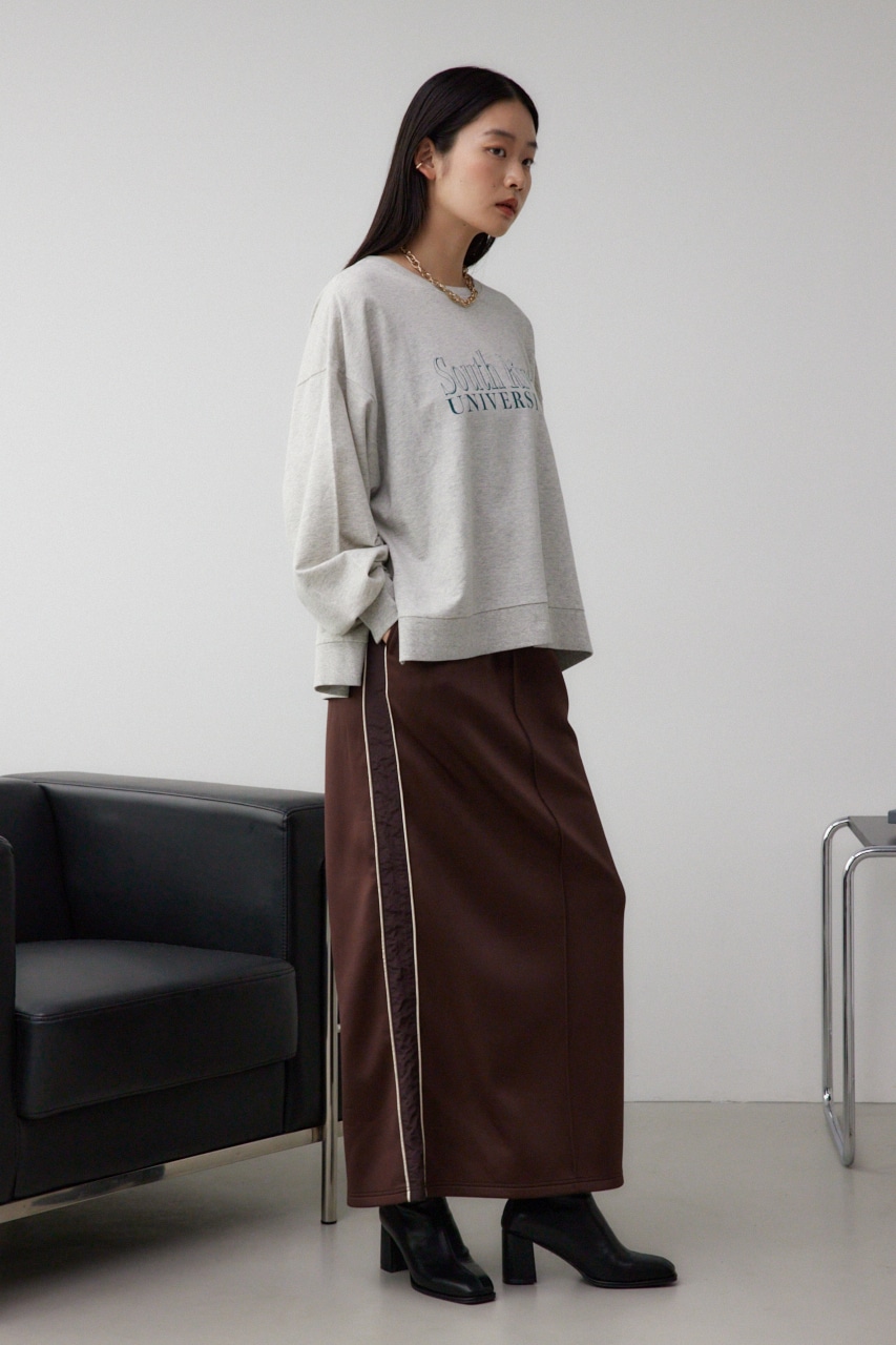 プリントウラケプルオーバー T.GRY FREE