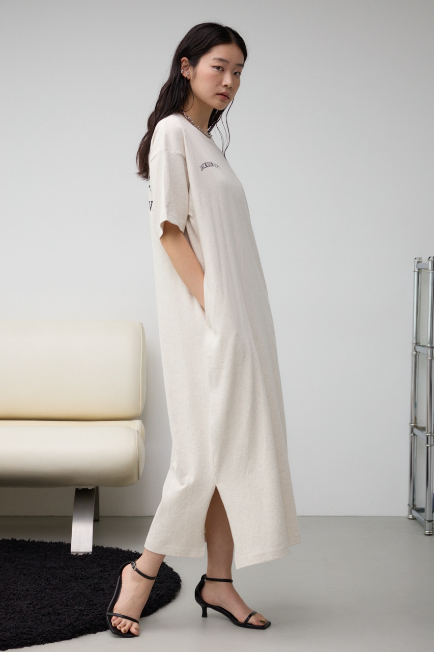 JM Tシャツワンピース L/BEG FREE