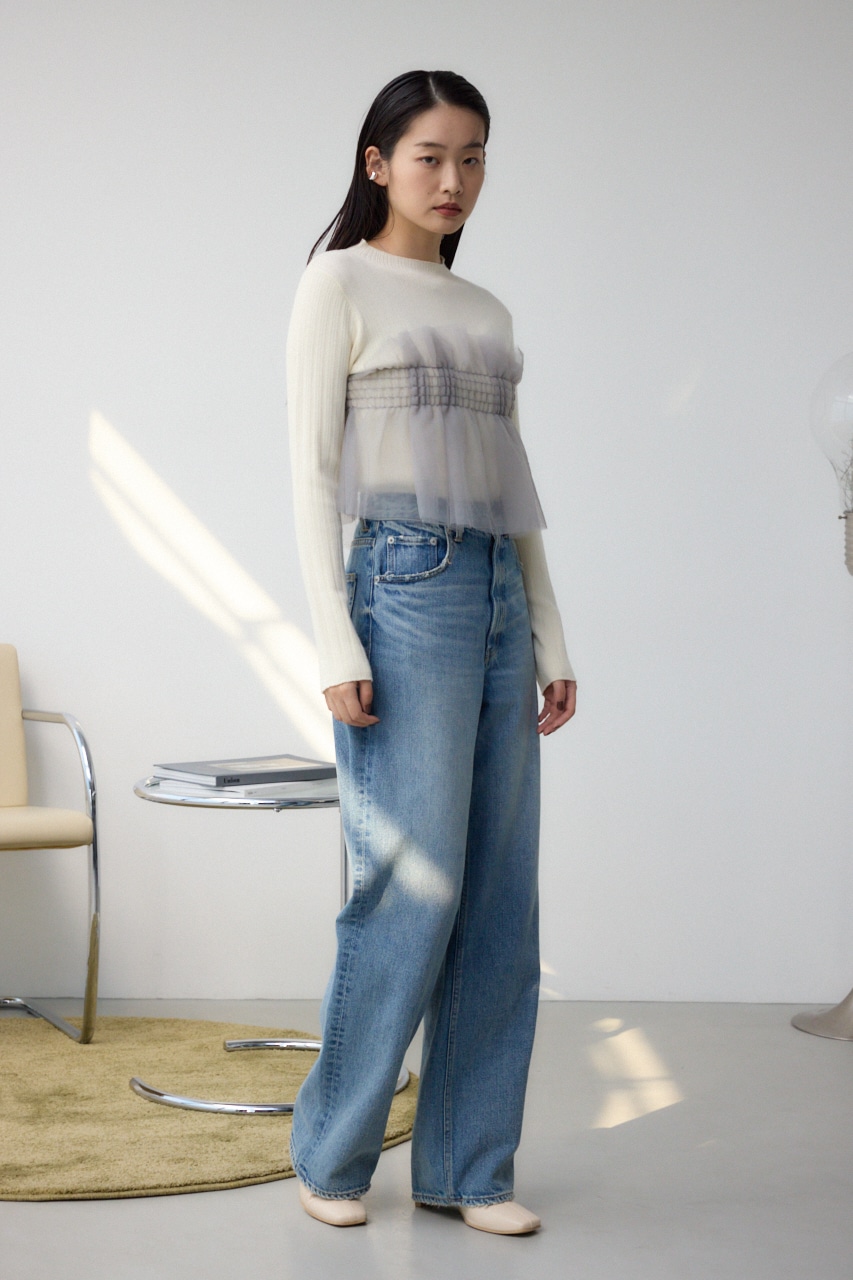 チュールビスチェドッキングニット IVOY FREE