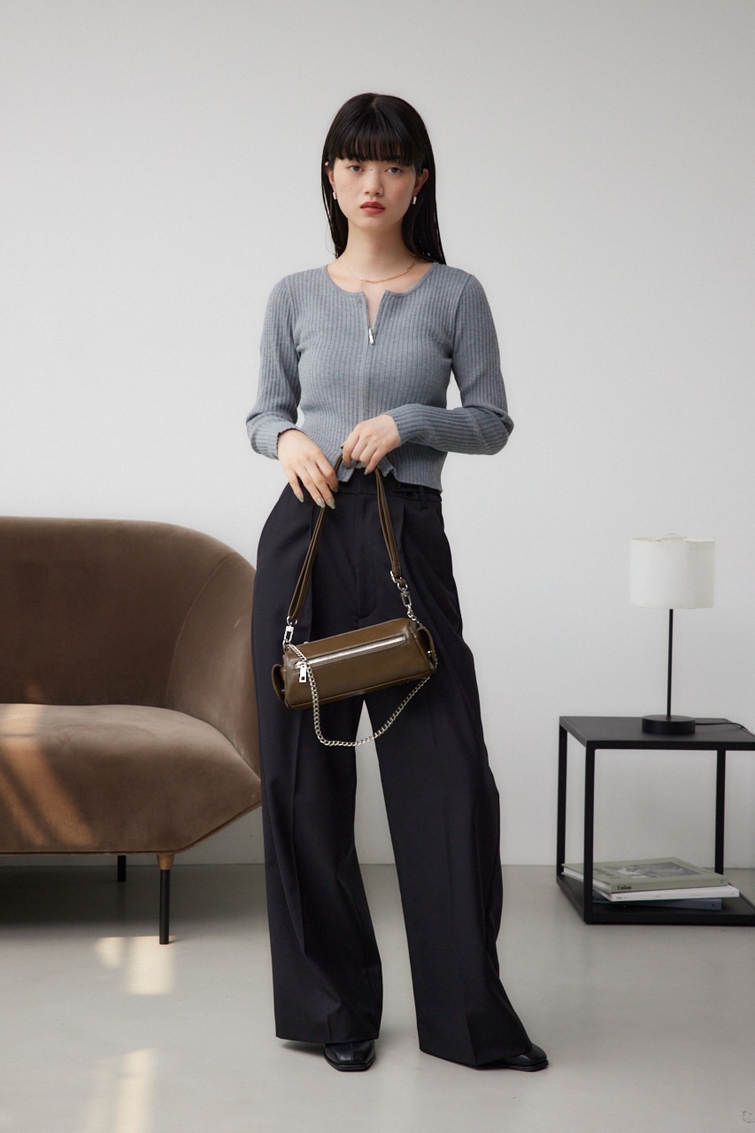 サイドポケットワイドシェイプバッグ KHA FREE