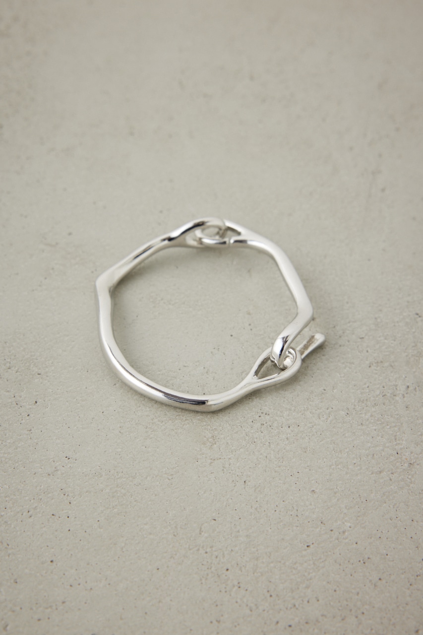 ナカオタカシ　オープンバングル AZUL BY MOUSSY | ドローイングウエーブフックバングル