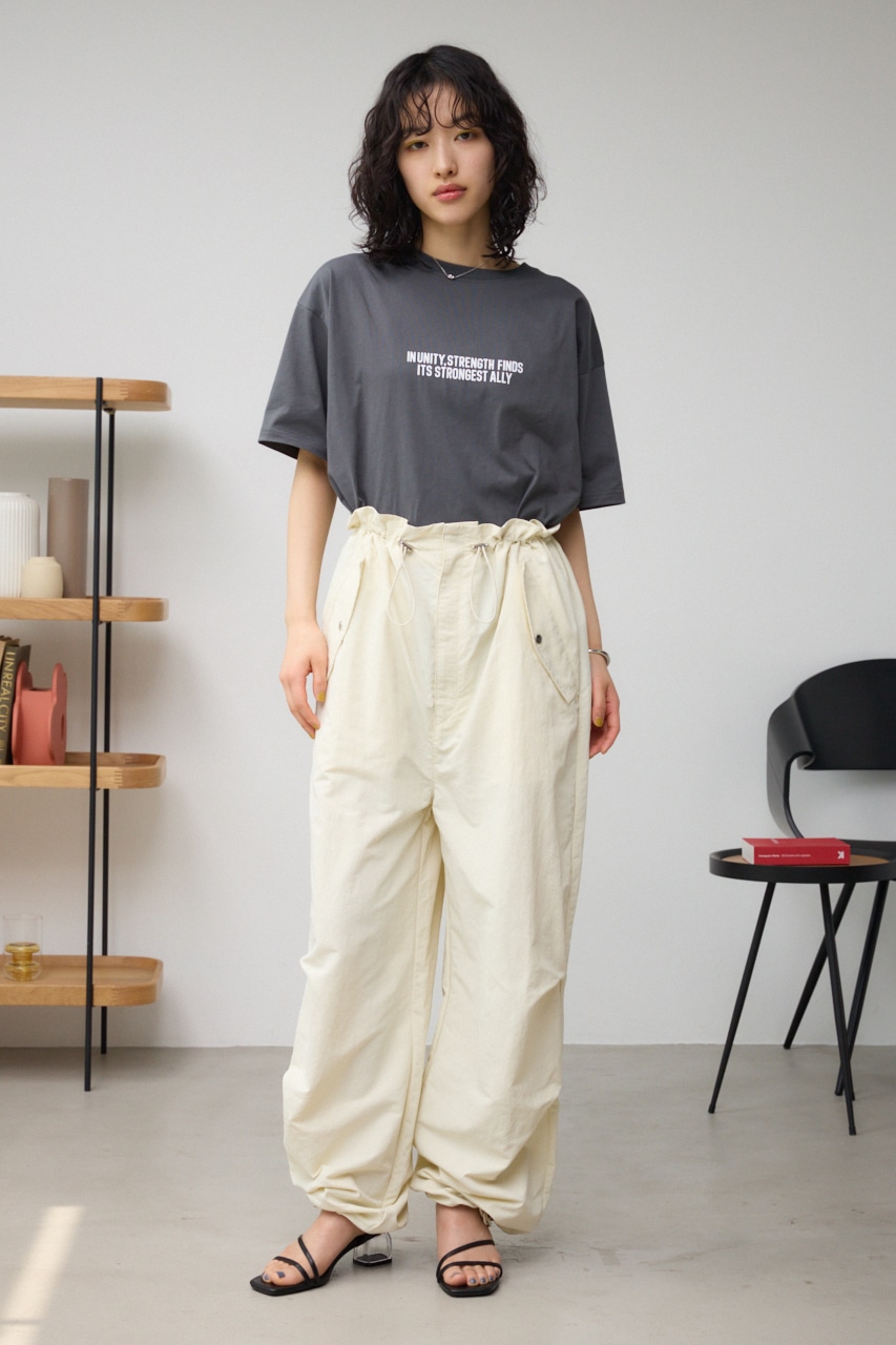 アソートロゴカラーTシャツ GRY S