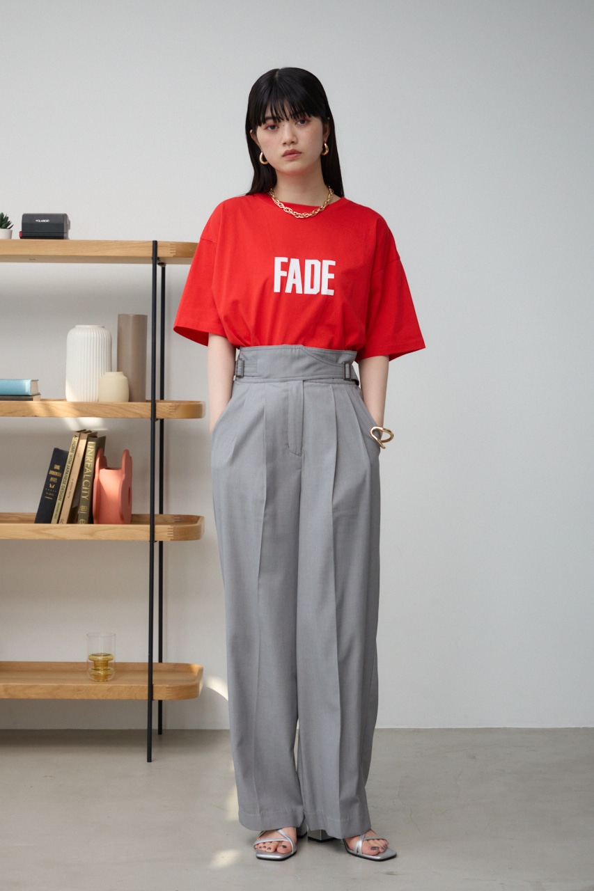 アソートロゴカラーTシャツ RED M