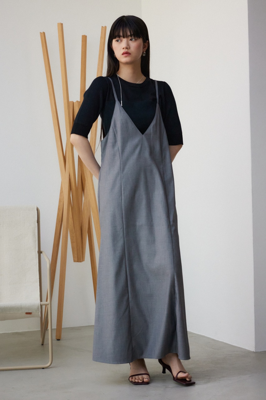 AZUL BY MOUSSY | ディープVネックナローキャミワンピース (ワンピース 