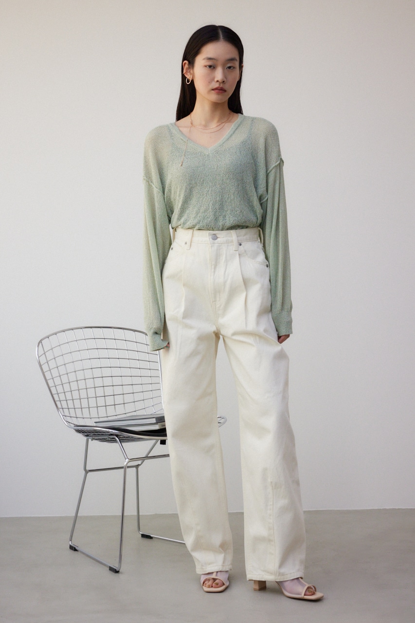 シアーグリッタールーズニット MINT FREE