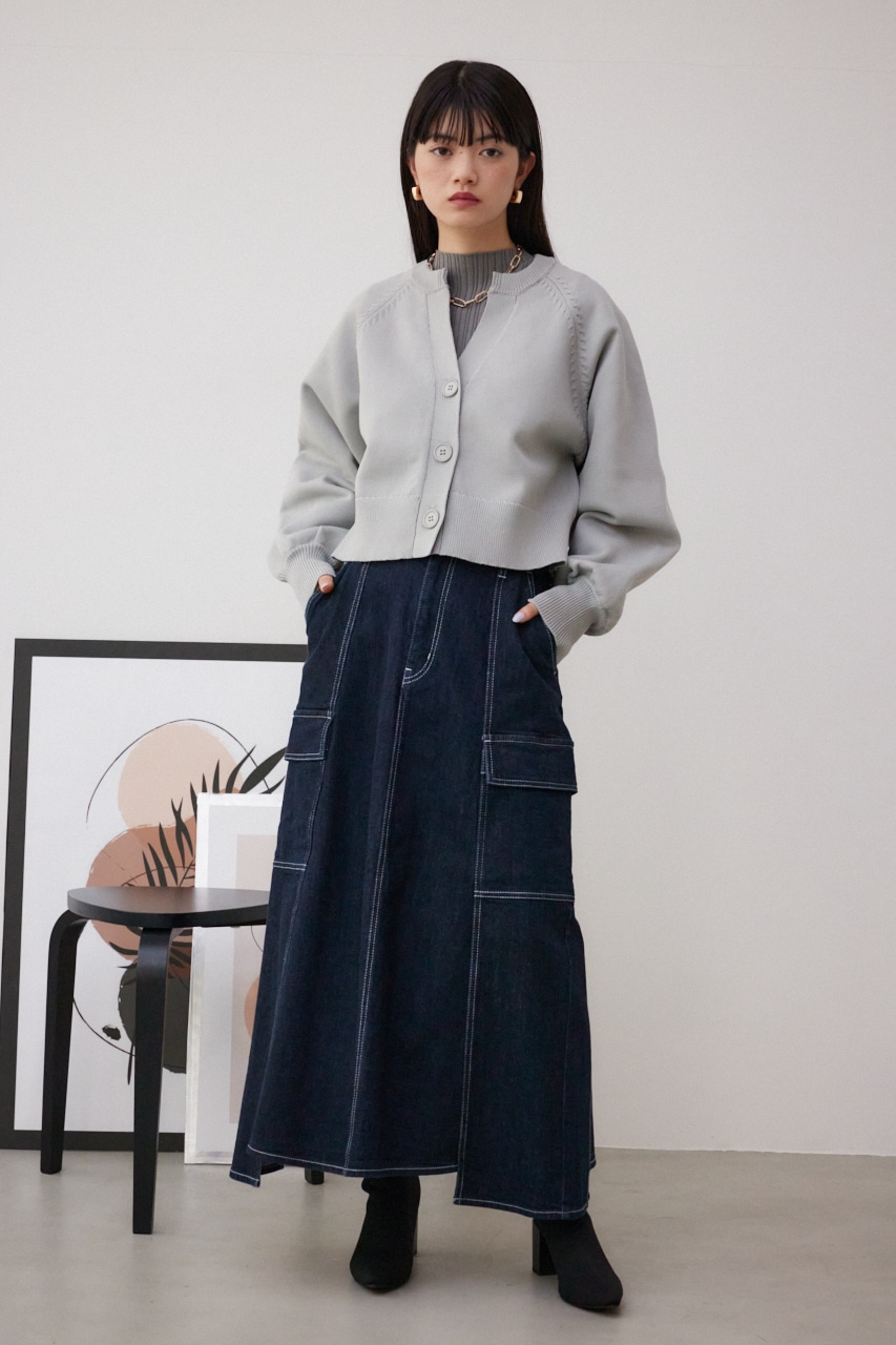 スポンディッシュカーディガン GRY M