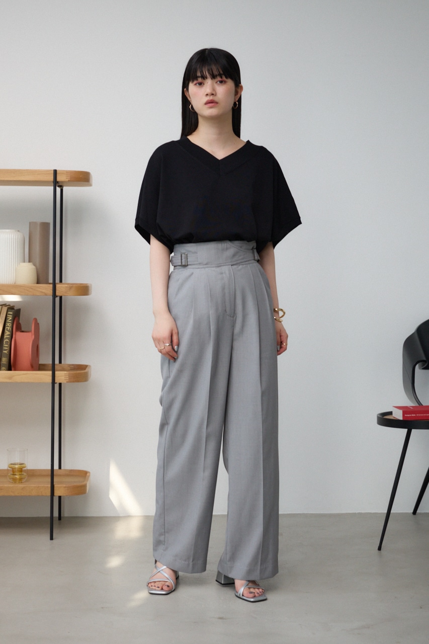 ワイドルーズニット BLK FREE