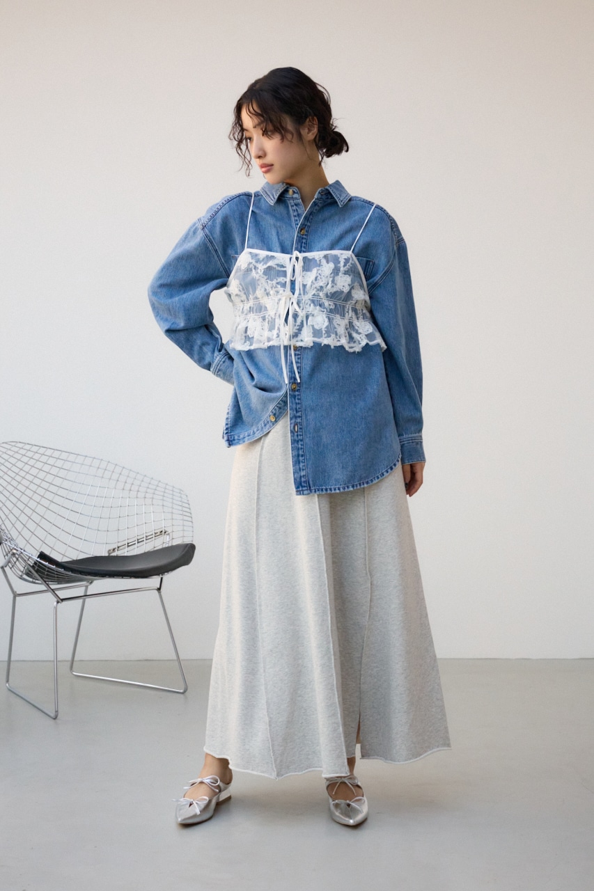 AZUL BY MOUSSY | シアーレースビスチェ (シャツ・ブラウス