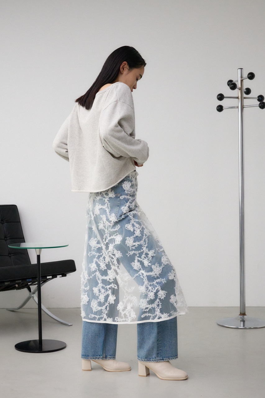 シアーレーススカート IVOY FREE