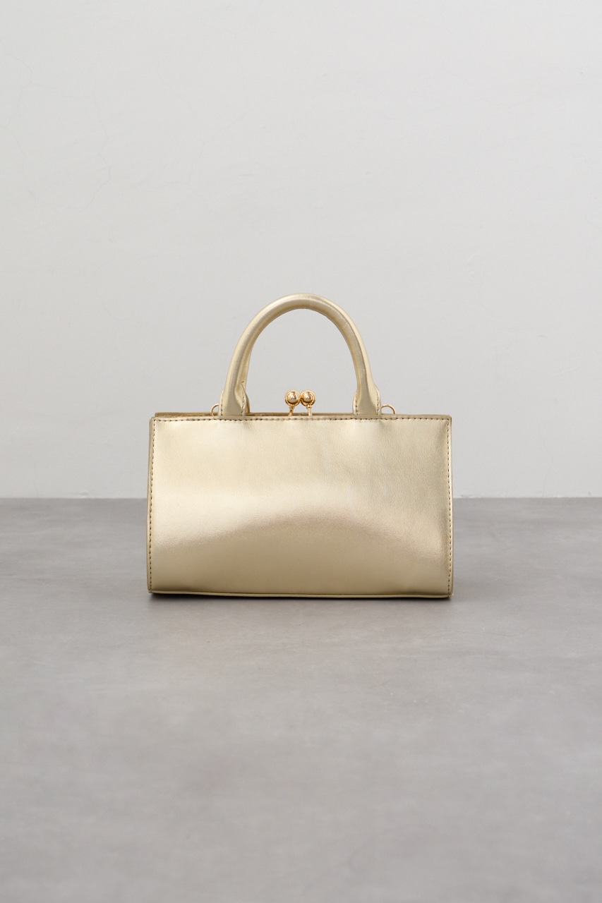 メタルフレームミニバッグ GLD FREE