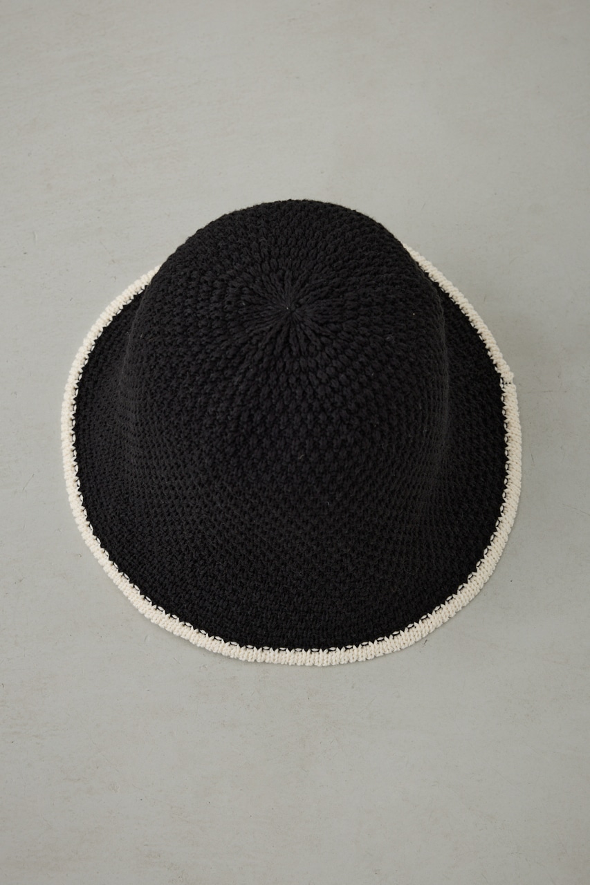 サーモ配色ハット BLK FREE