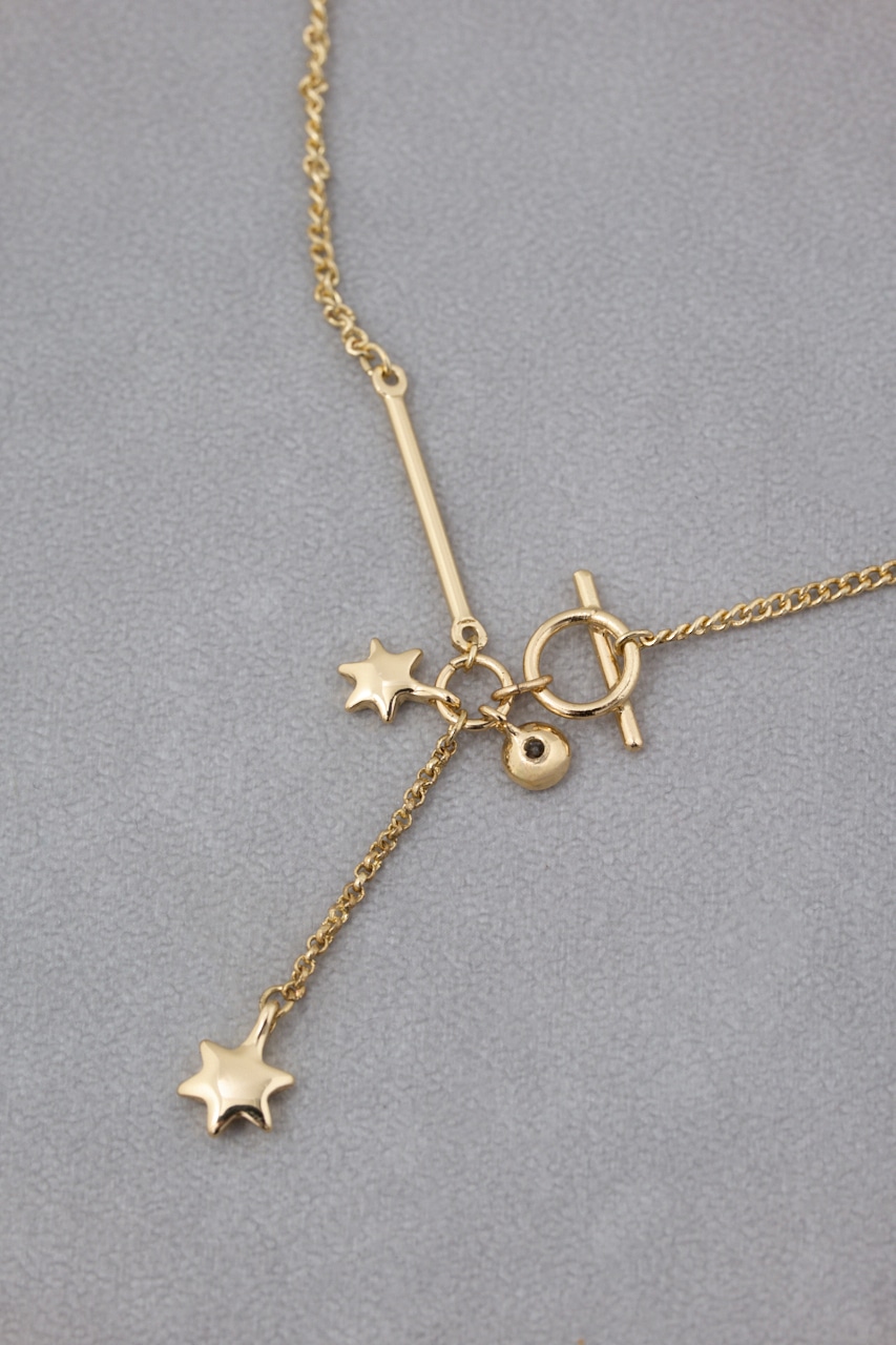 アスタリスクマルチチャームネックレス L/GLD FREE