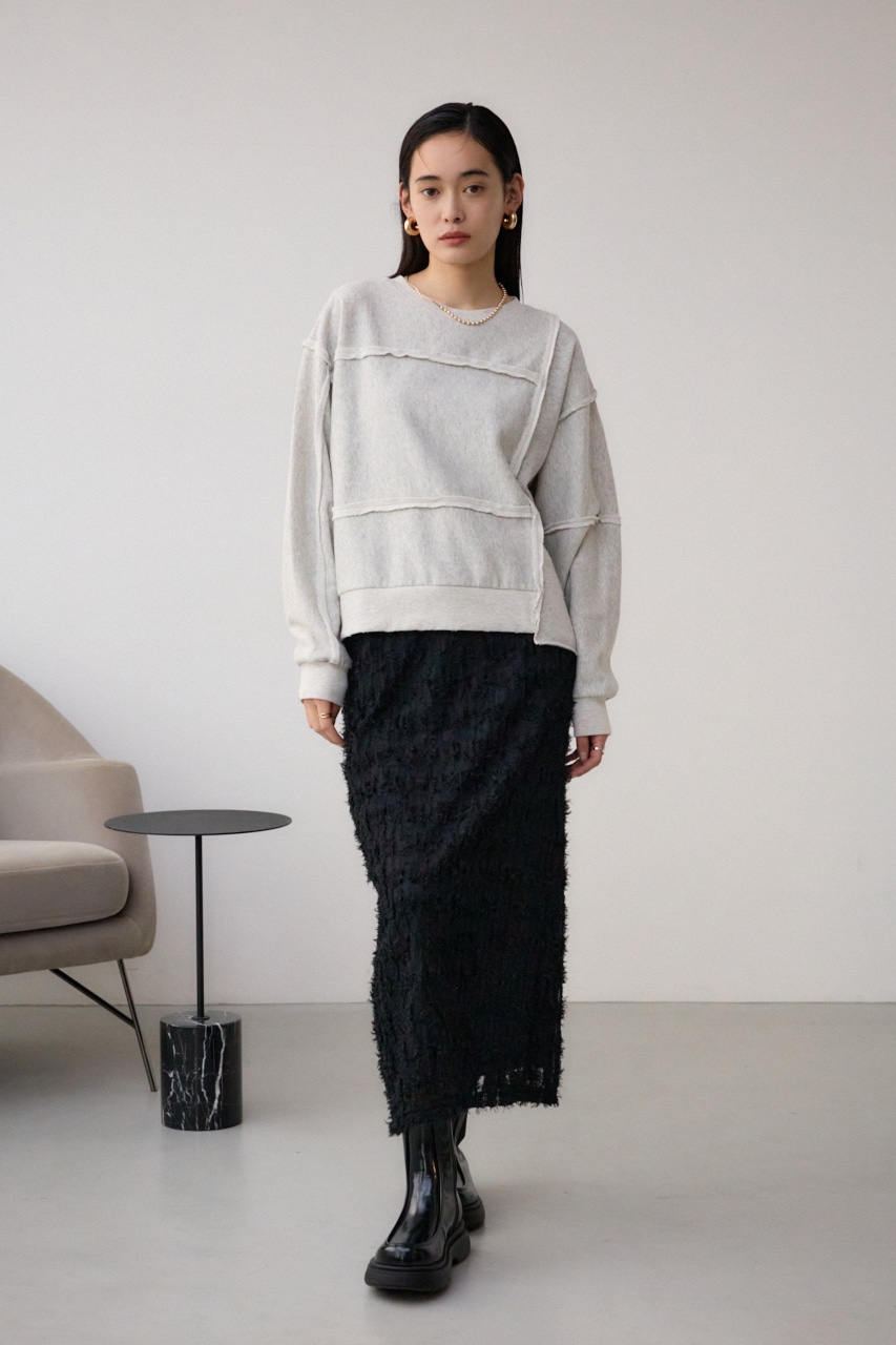 ダメージウラケプルオーバー T.GRY FREE