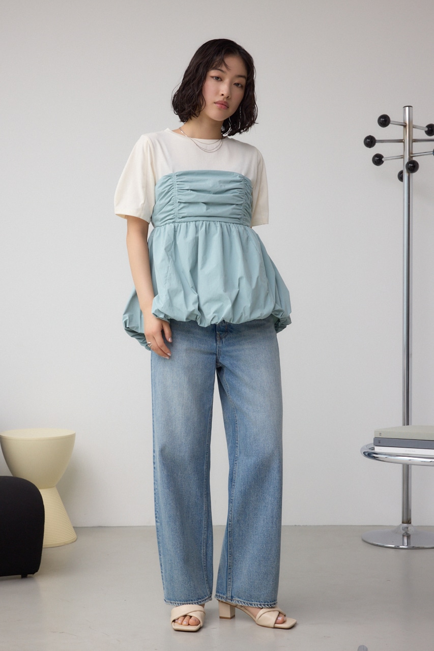 ペプラムバルーントップス L/GRN S