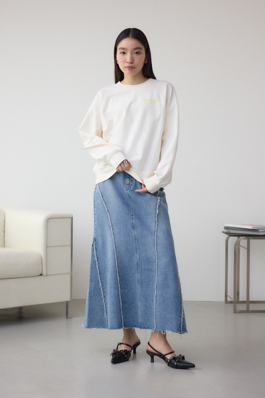 ミニウラケプリントトップス O/WHT FREE