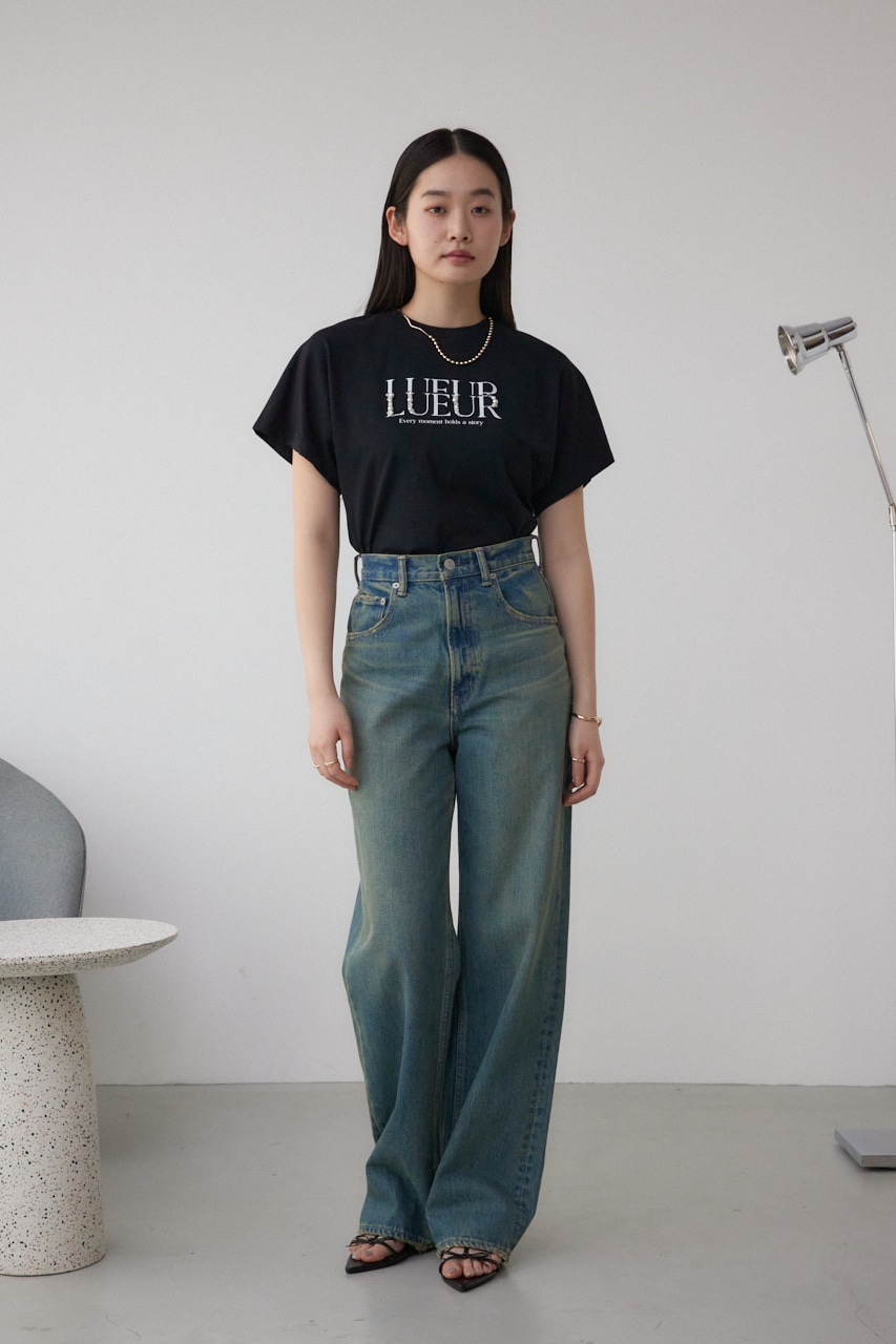 ジュエリーアソートプリントTシャツ BLK FREE