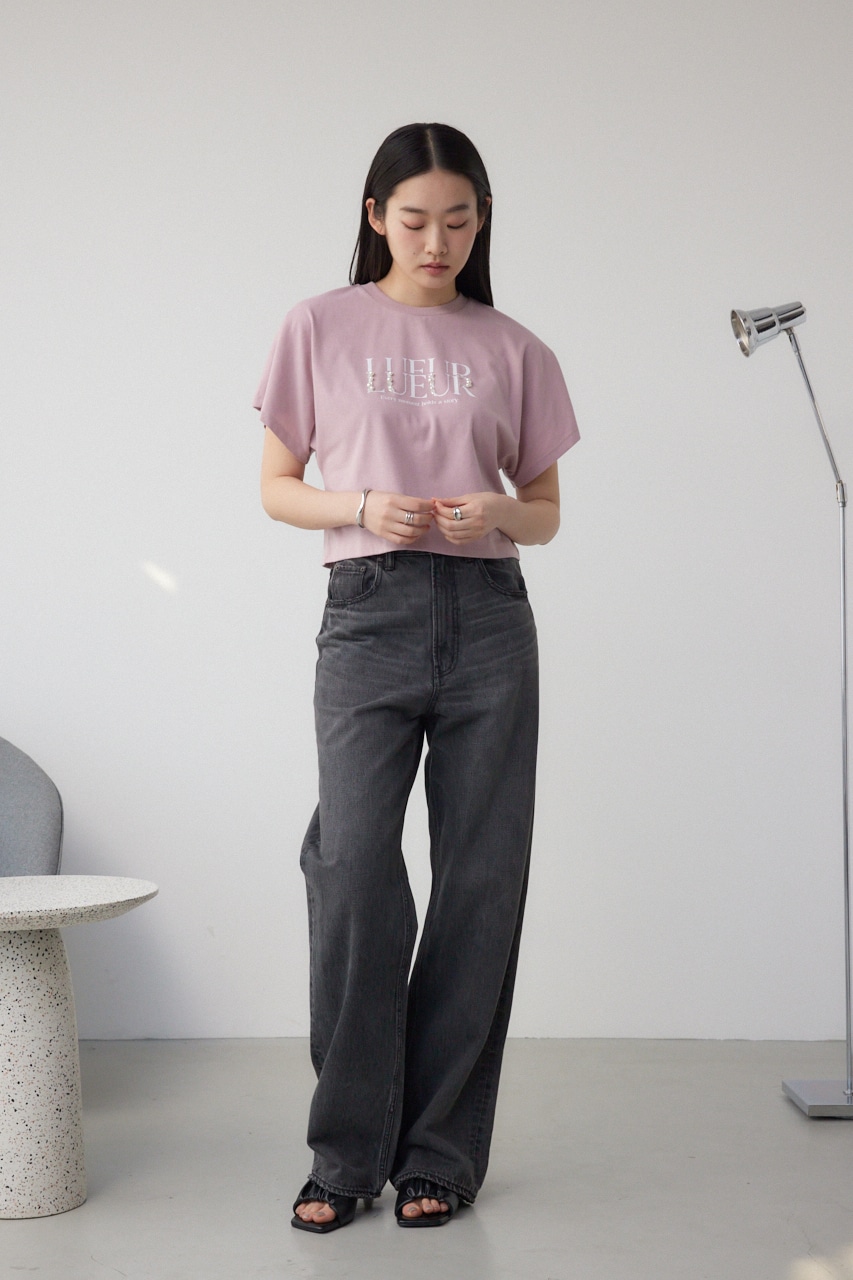 ジュエリーアソートプリントTシャツ L/PNK FREE