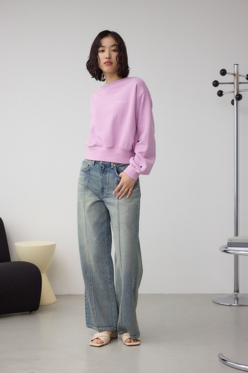 Champion CREW NECK SWEATSHIRT PUR M