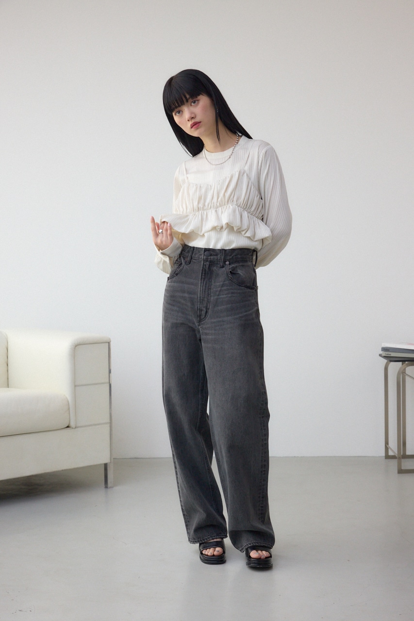 バルーンビスチェレイヤードセットブラウス IVOY FREE