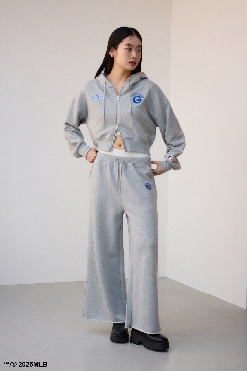 【MLB】ジップフーディー GRY FREE