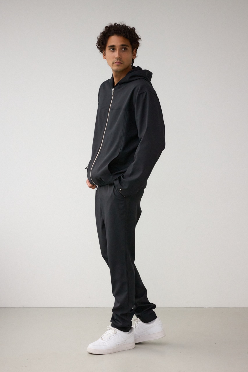 ジョーゼットフーディーブルゾン BLK FREE