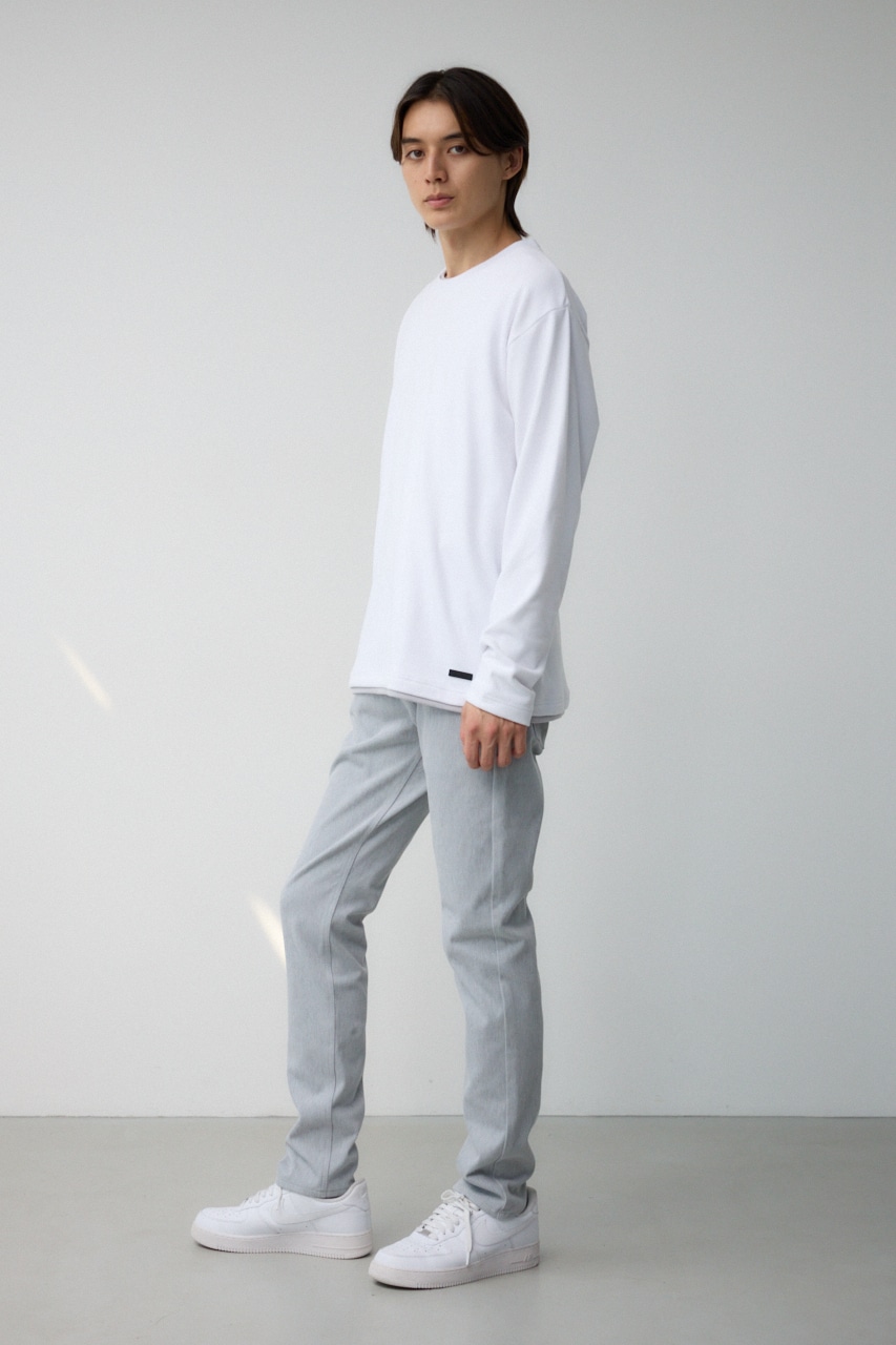 イージーアクションスリムパンツ T.GRY M