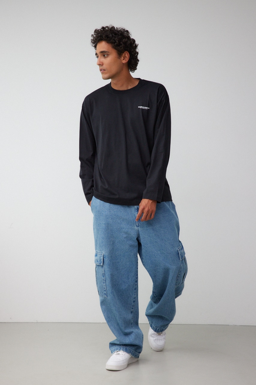 WHATEVER ロングTシャツ BLK M