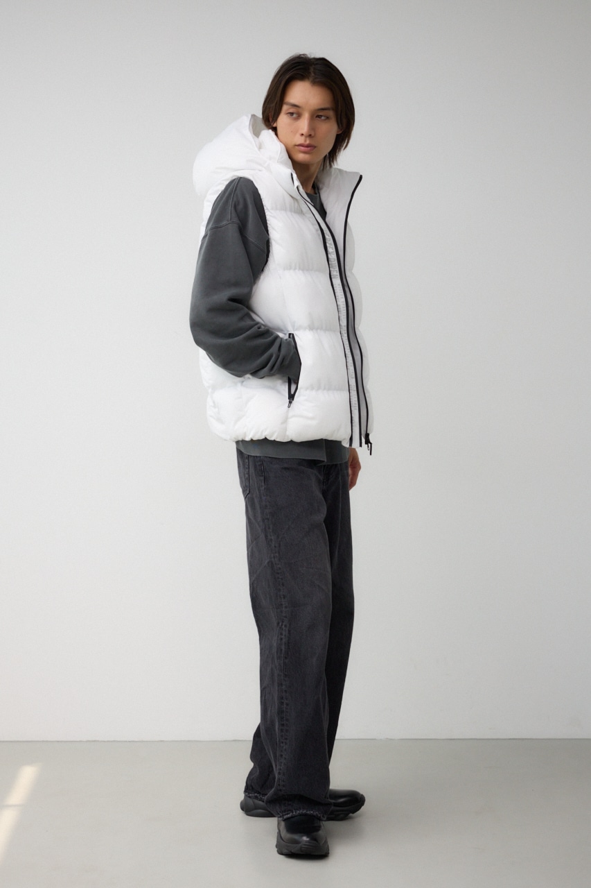 B-HEATオーウェンストレッチ中綿ベスト WHT L-XL