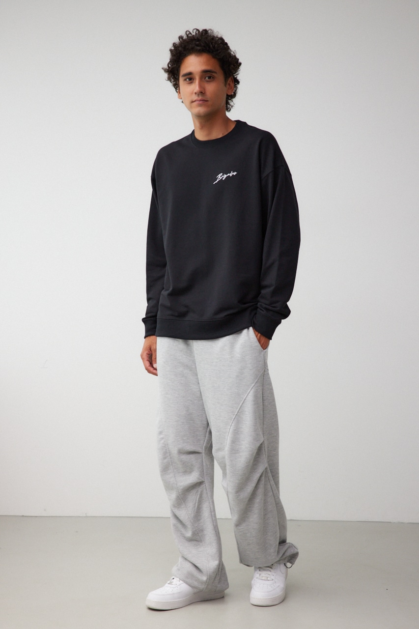 バックロゴビッグトップス BLK FREE