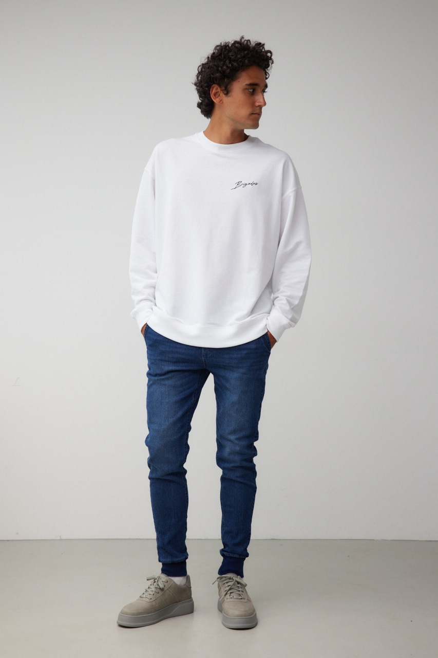 バックロゴビッグトップス WHT FREE