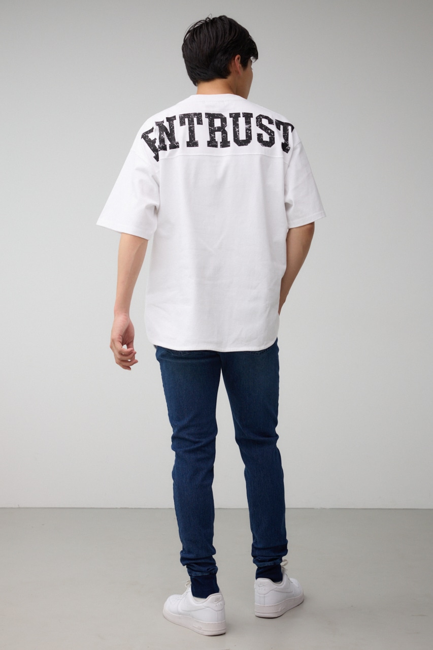 ラウンドヘムビッグTシャツ WHT FREE