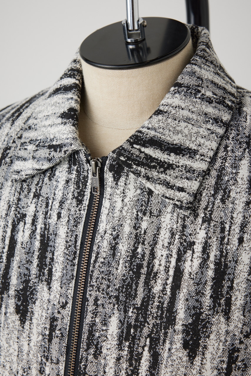 ジャガードジップシャウター 柄BLK FREE