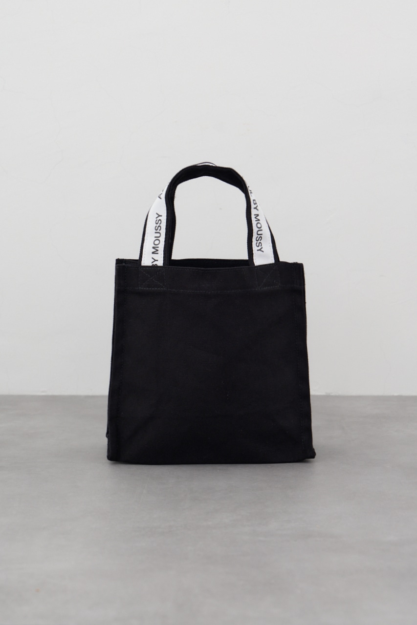 キャンバスロゴテープミニバッグ BLK FREE