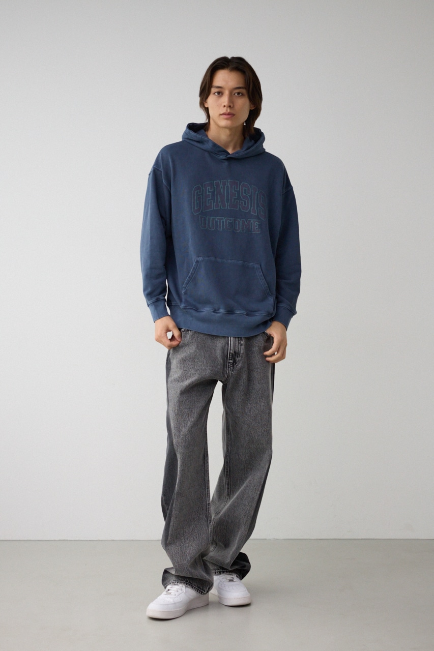 ピグメントフーディースウェット L/NVY FREE