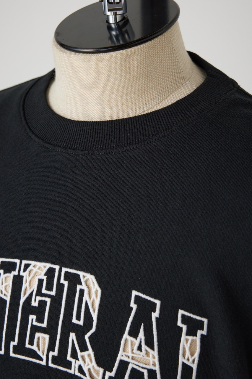 GENERALシアーロゴスウェット BLK FREE