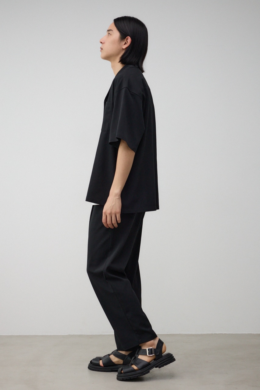 リラックスシルエットパンツ BLK FREE