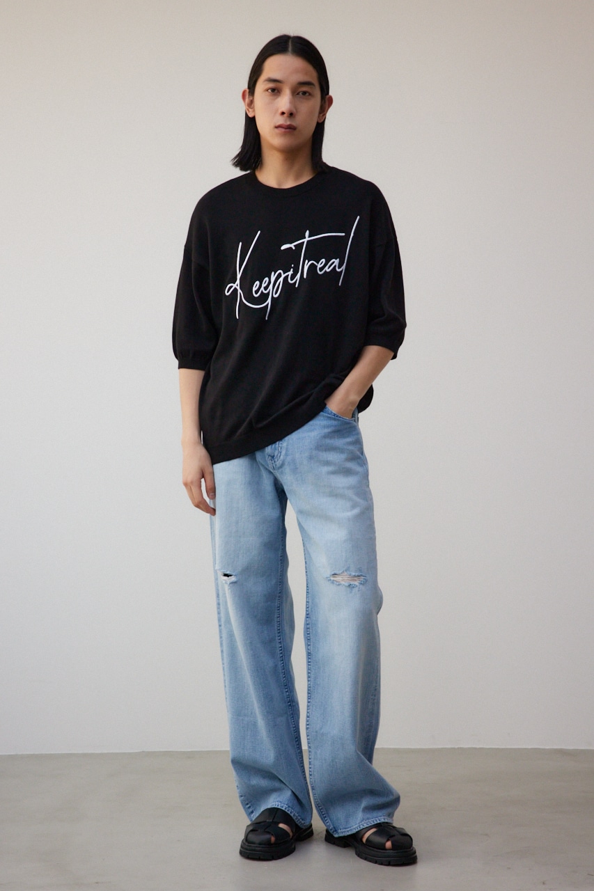 青い　ビーズ　装飾　長袖　トップス 青い ビーズ 装飾 長袖 トップス オータムセール特別価格