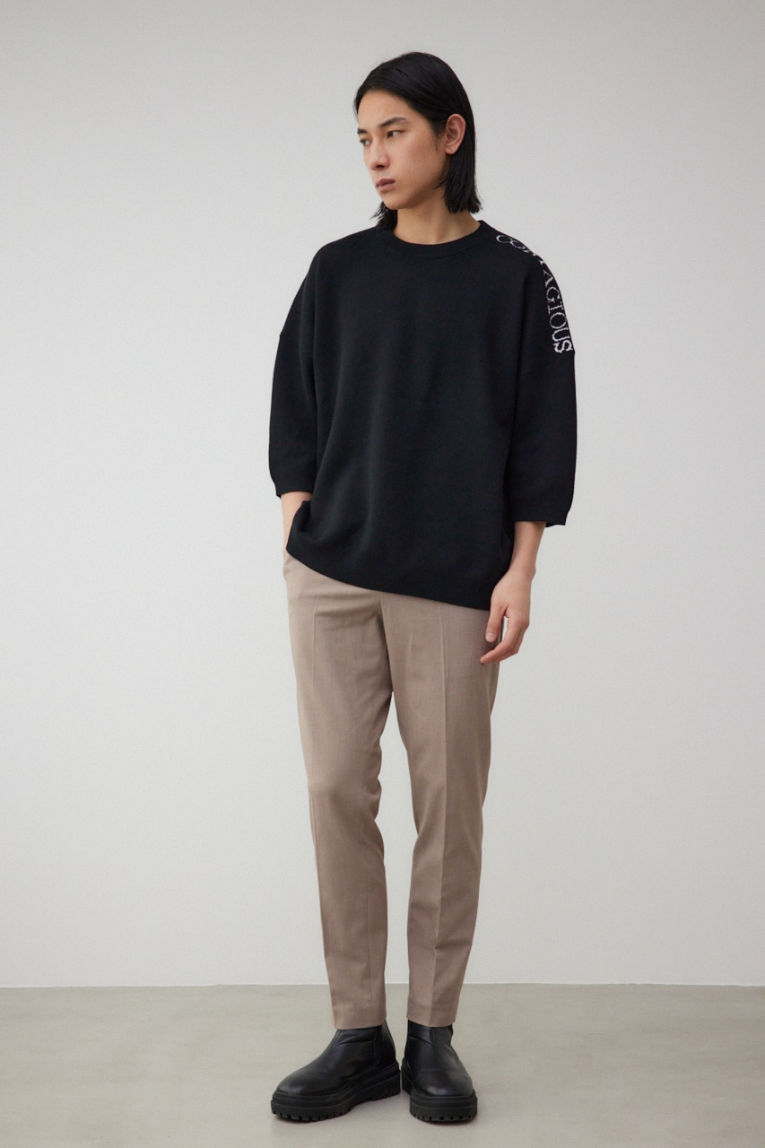 ENTHUSIAM オーバーサイズニット BLK FREE