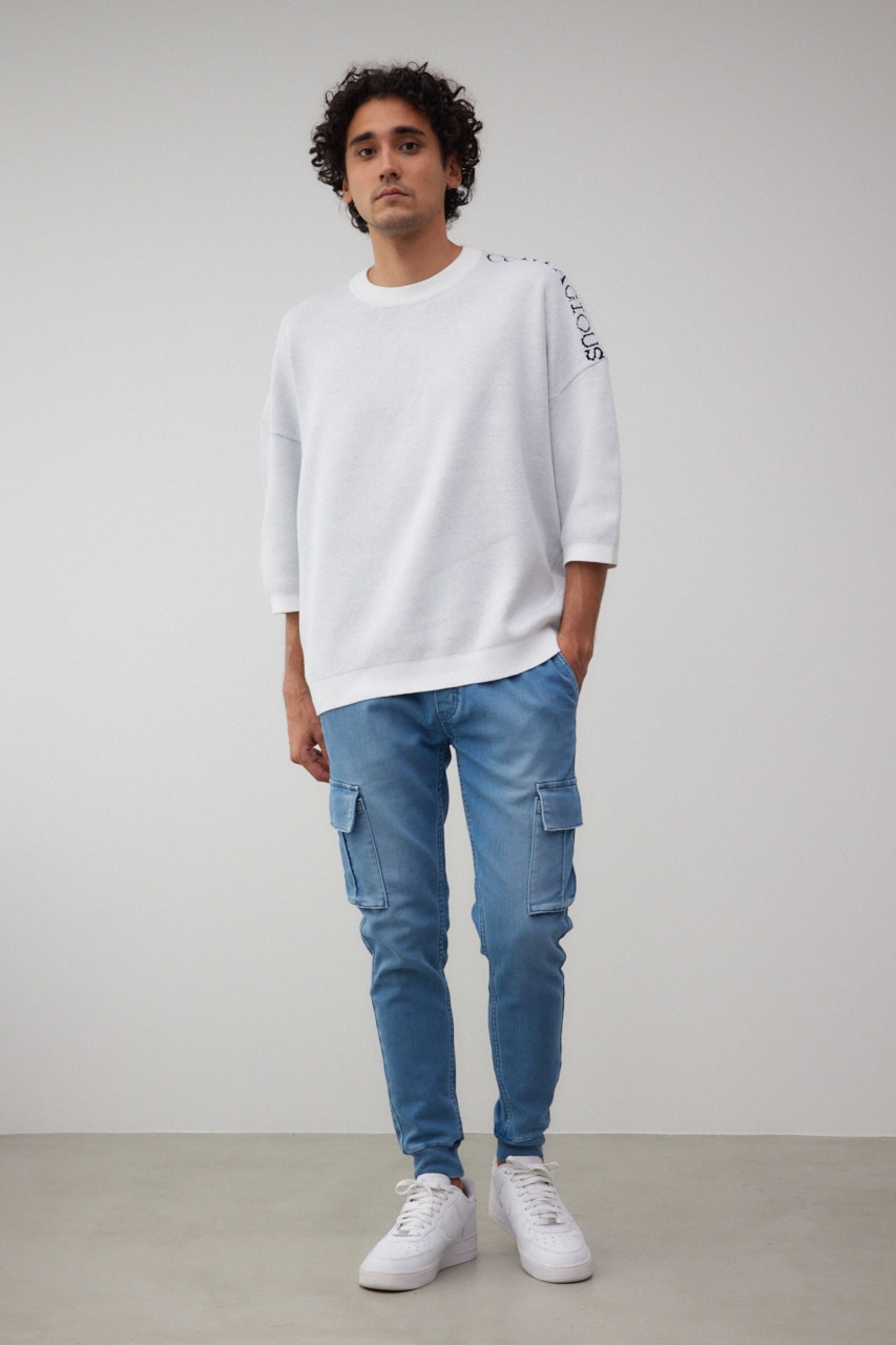 ENTHUSIAM オーバーサイズニット WHT FREE