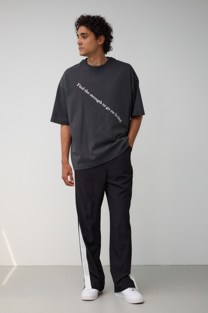 ツーフィンガーフォトTEE L/BLK FREE