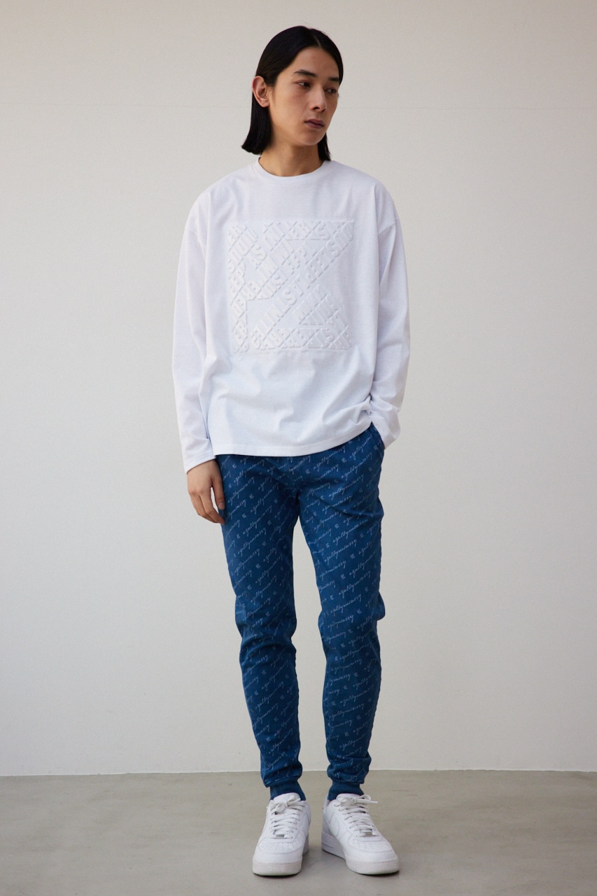 シルバーエンボスロンT WHT FREE