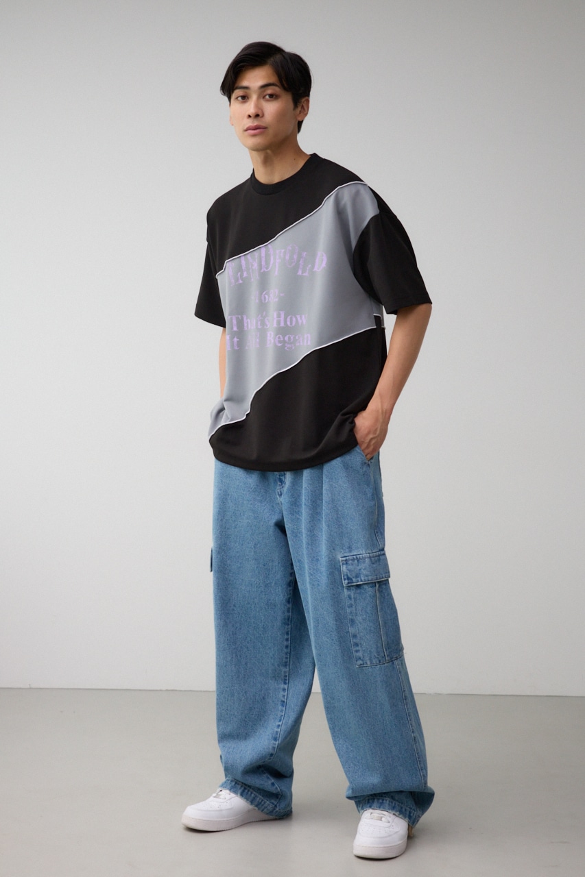 スウィッチンググラフィックT 柄BLK FREE