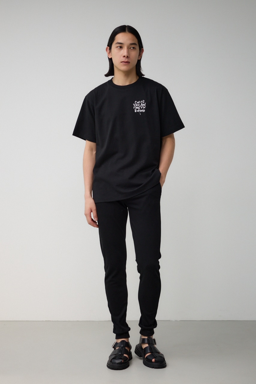 スリーフォトバックTEE BLK S