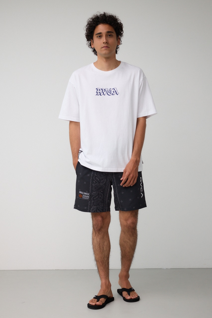 RVCA×AZUL バックフォトT WHT FREE