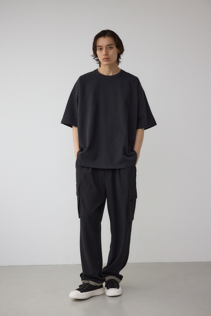 エクストリームコットン刺繍TEE BLK L